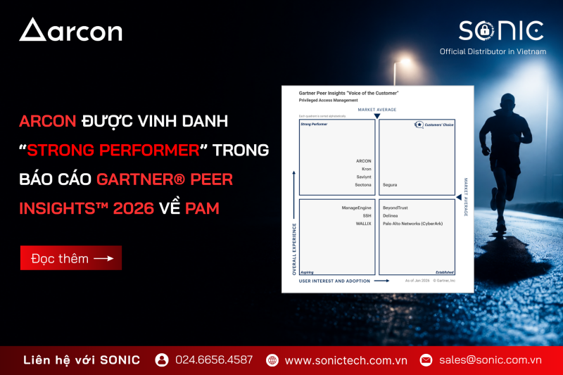  ARCON PAM được công nhận là Strong Performer trong Gartner Peer Insights 2026