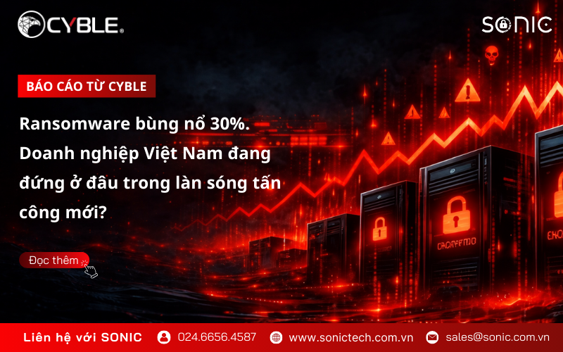  Ransomware tăng 30% từ Q4/2025: Cảnh báo mới từ Cyble cho doanh nghiệp Việt Nam