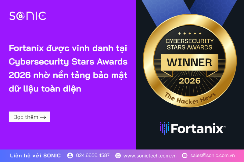  Fortanix Data Security Platform được vinh danh tại Cybersecurity Stars Awards 2026