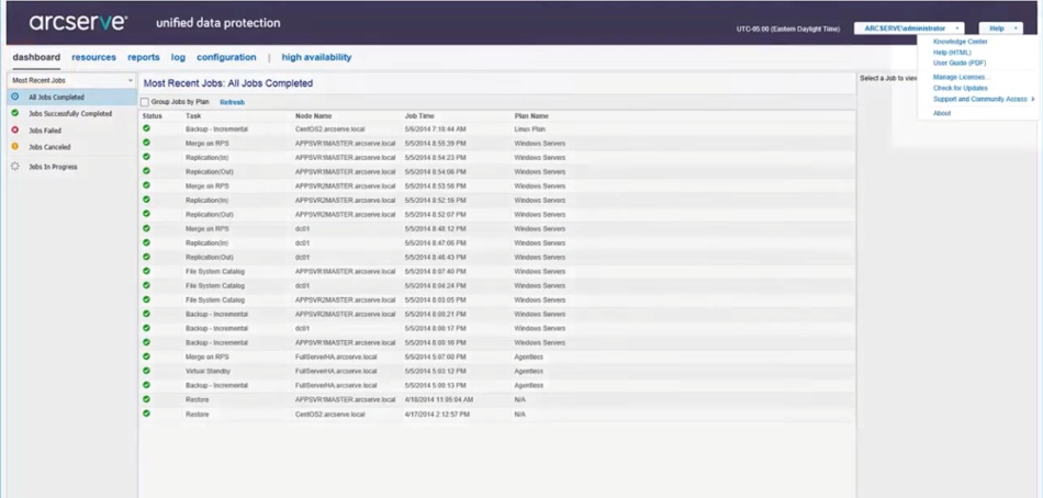 Giải ph&aacute;p Arcserve Data Protection sao lưu v&agrave; phục hồi dữ liệu doanh nghiệp 2